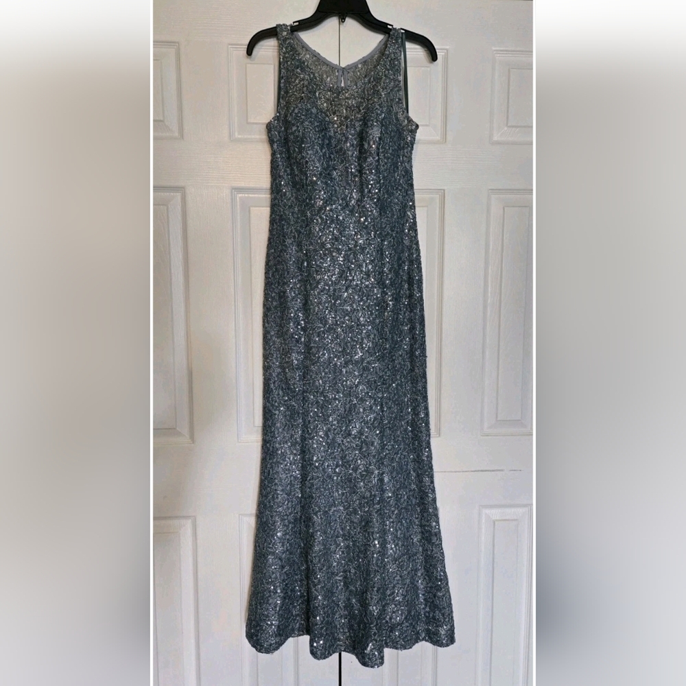 Ignite Evenings Sleeveless Formal Dress With Capelet Mother Of Bride Groom Sz 6